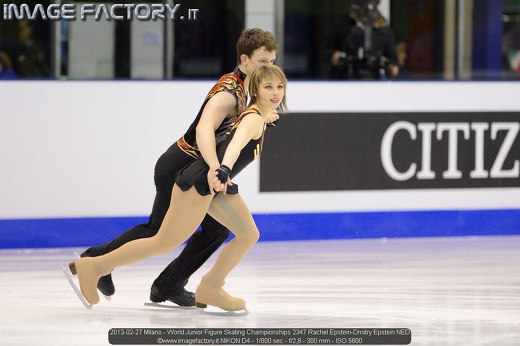 2013-02-27 Milano - World Junior Figure Skating Championships 2347 Rachel Epstein-Dmitry Epstein NED